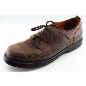 Timberland Shoes Sz 11 M‎ Round Toe Brown Derby Oxfords Leather Men